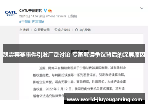 魏震禁赛事件引发广泛讨论 专家解读争议背后的深层原因