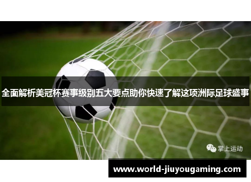 全面解析美冠杯赛事级别五大要点助你快速了解这项洲际足球盛事